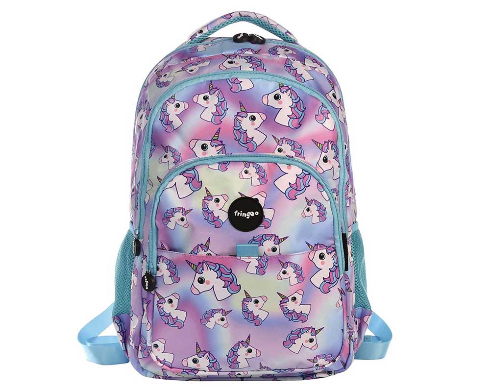 Mochila escolar para niños Fringoo Unicornio