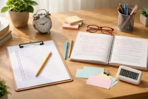 Checklist para preparar un examen tipo test: estrategia, repasos y los 10 errores que te bajan nota