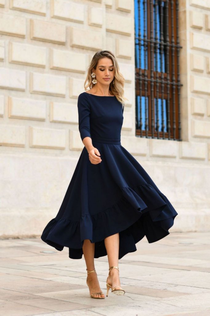 Ideas de vestidos azul marino cortos para Estudiantes10.com